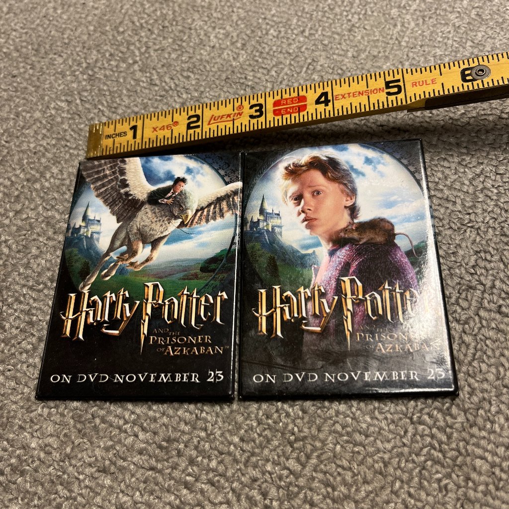 Harry Potter And The Prisoner Of Azkaban Lot Of 2 Pin Button Ron Movies Movie
